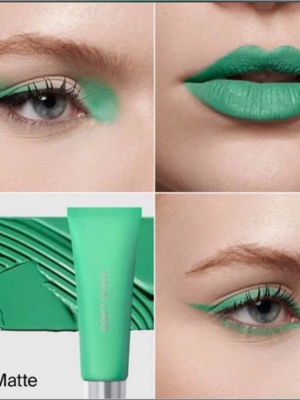 Haus Labs By Lady Gaga High Intensity Pigment Paint Mint Matte Eyeliner, shadow